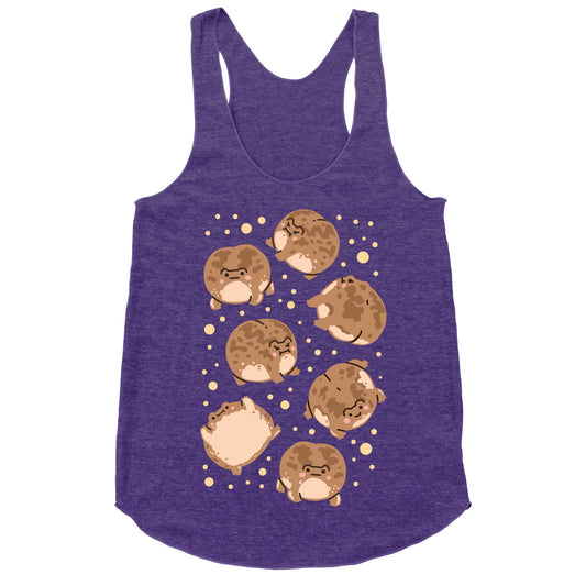 Desert Rain Frog Pattern Racerback Tank