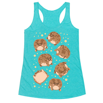 Desert Rain Frog Pattern Racerback Tank
