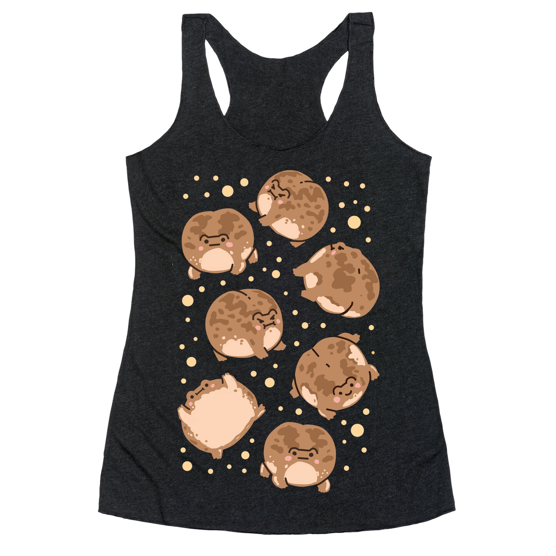 Desert Rain Frog Pattern Racerback Tank