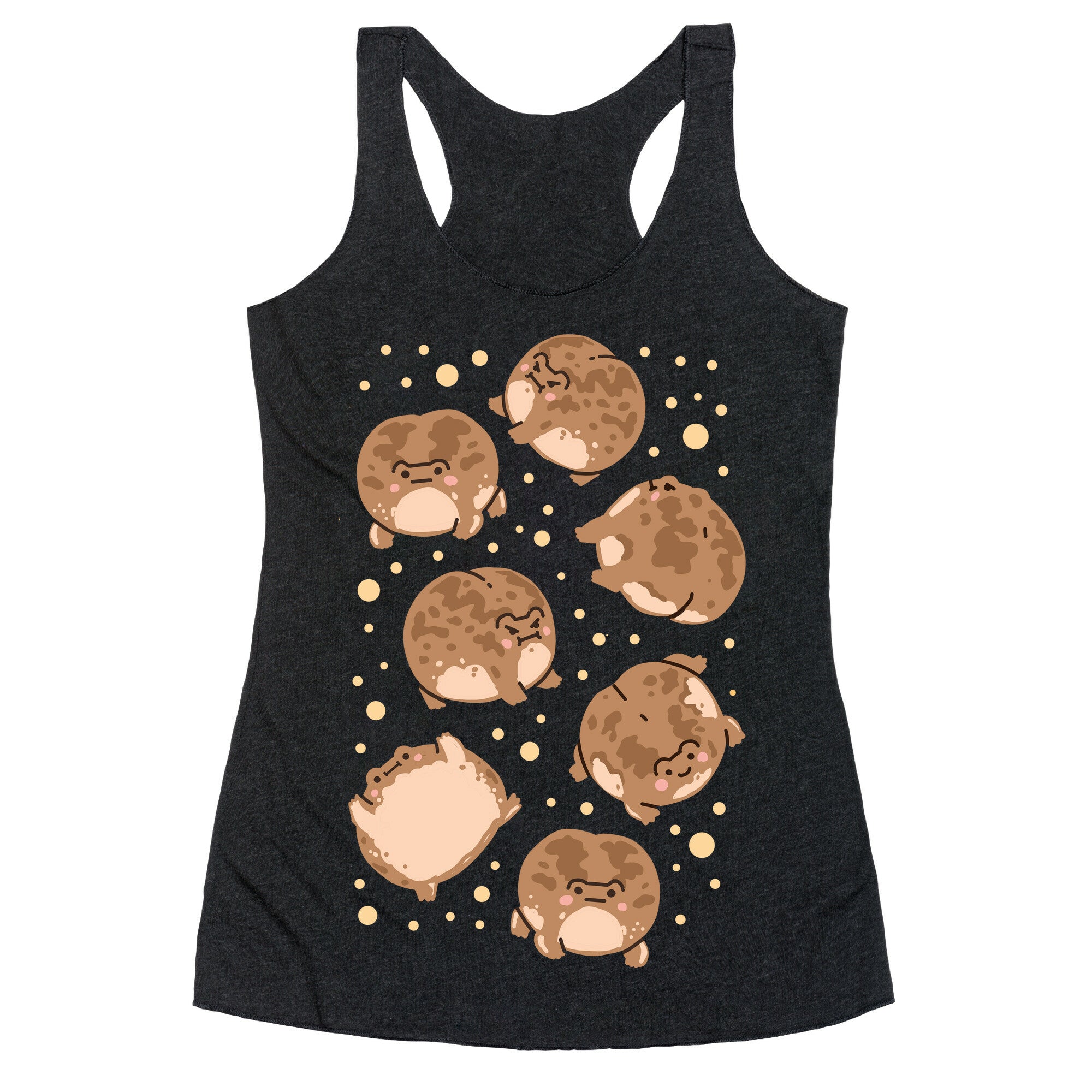 Desert Rain Frog Pattern Racerback Tank