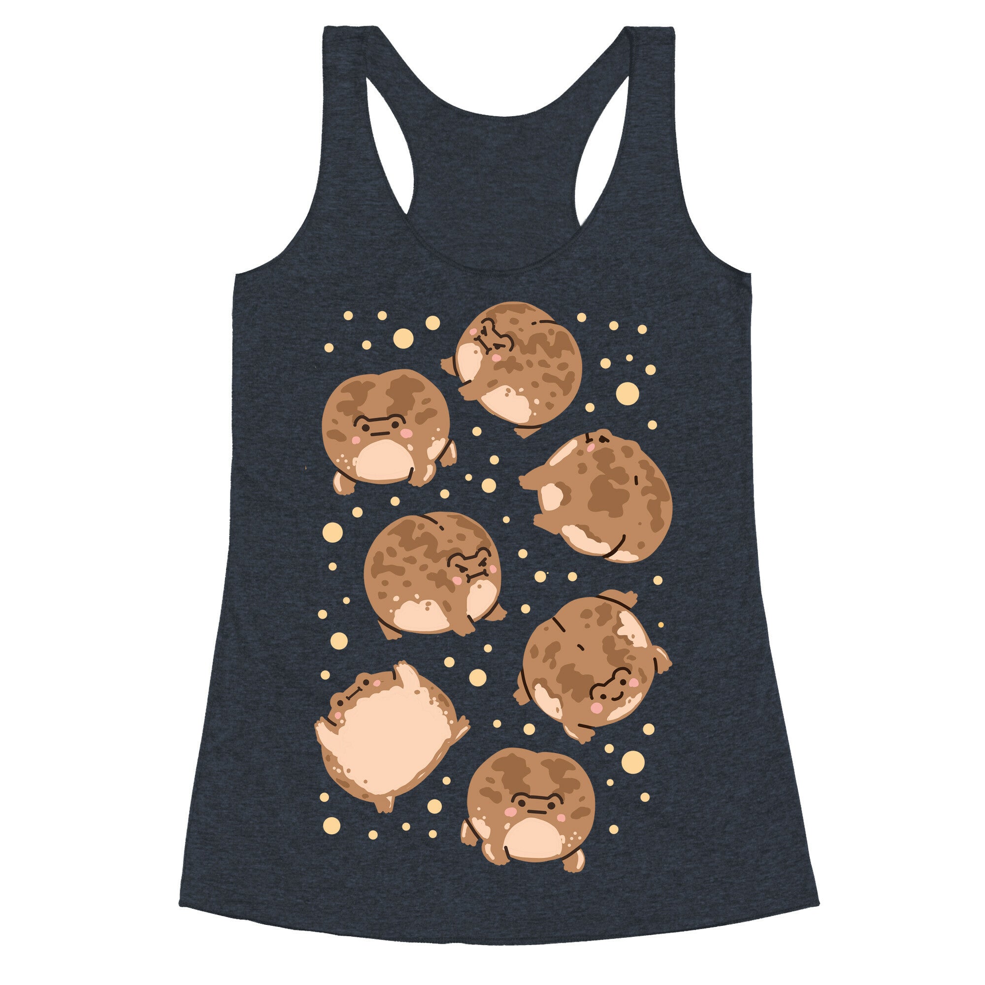 Desert Rain Frog Pattern Racerback Tank