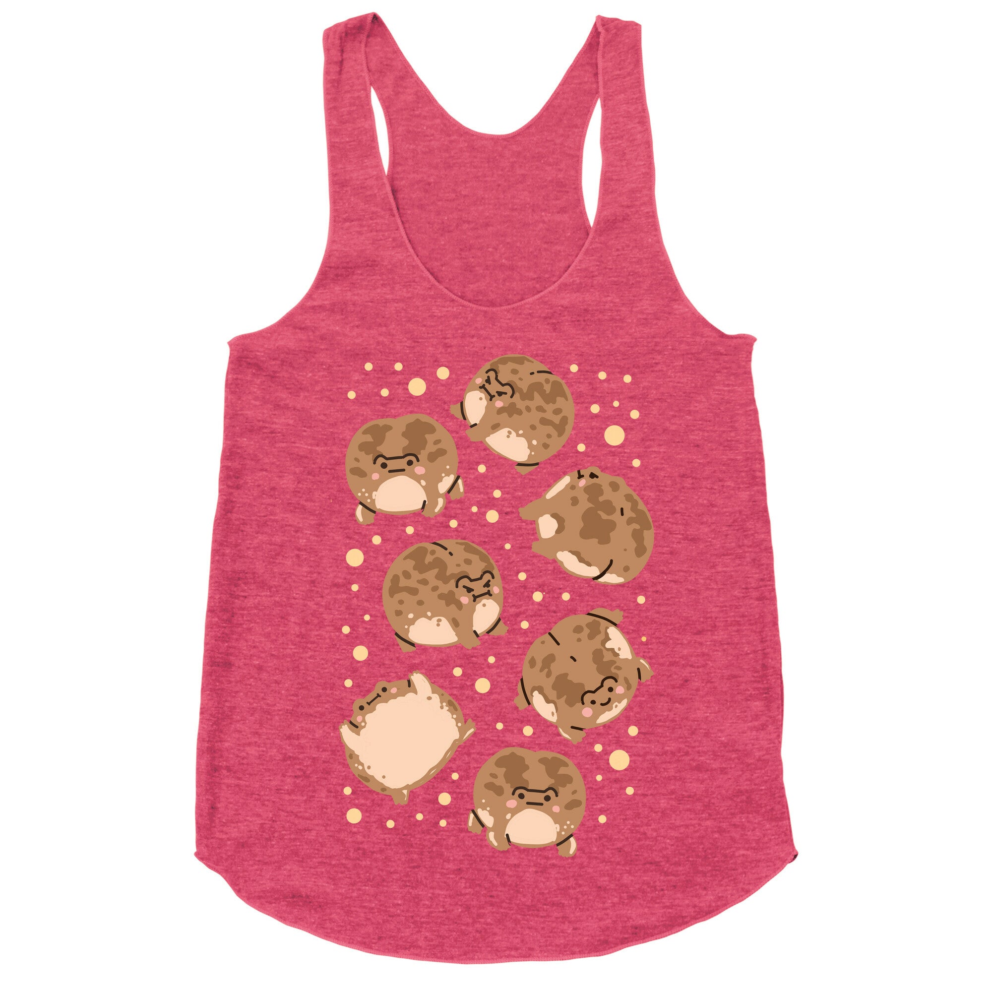 Desert Rain Frog Pattern Racerback Tank