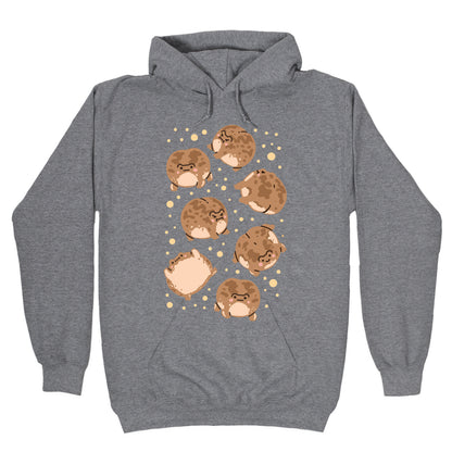 Desert Rain Frog Pattern Hoodie