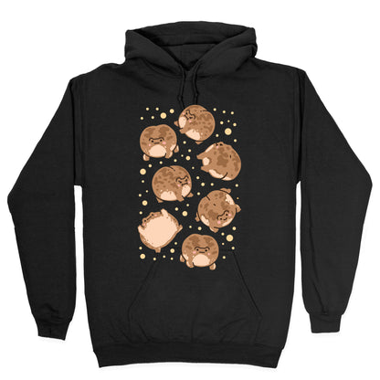 Desert Rain Frog Pattern Hoodie