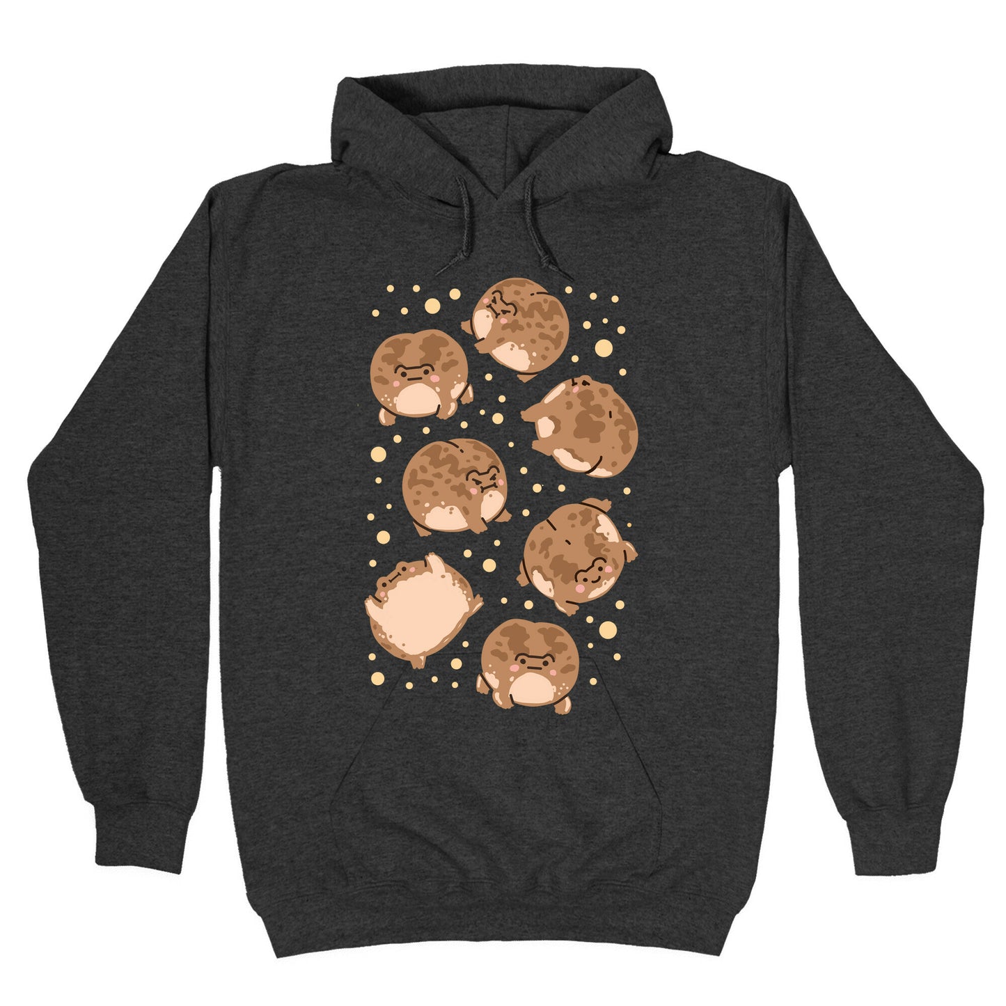 Desert Rain Frog Pattern Hoodie
