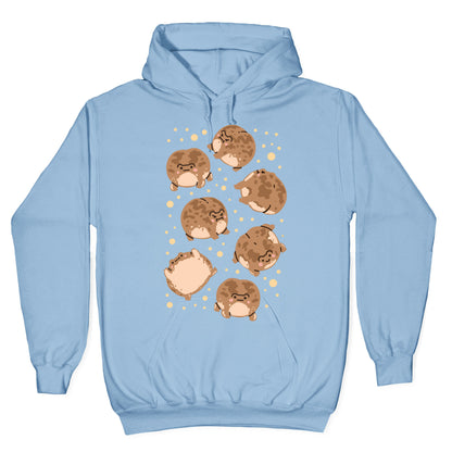 Desert Rain Frog Pattern Hoodie