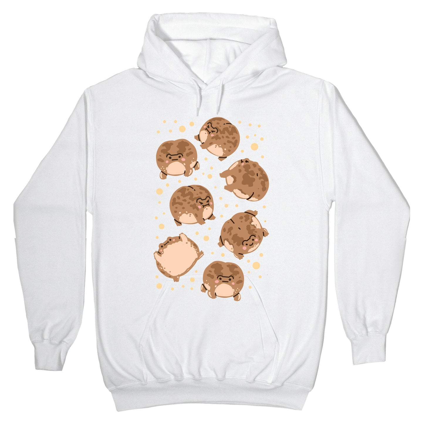 Desert Rain Frog Pattern Hoodie
