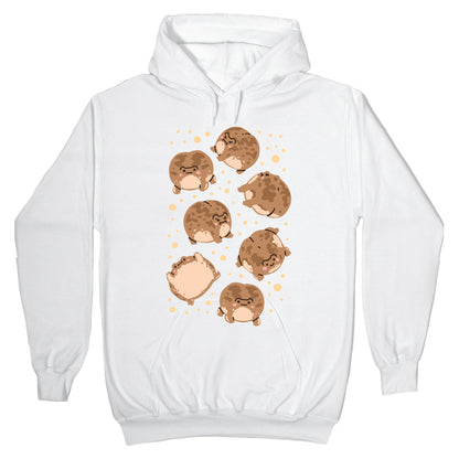 Desert Rain Frog Pattern Hoodie