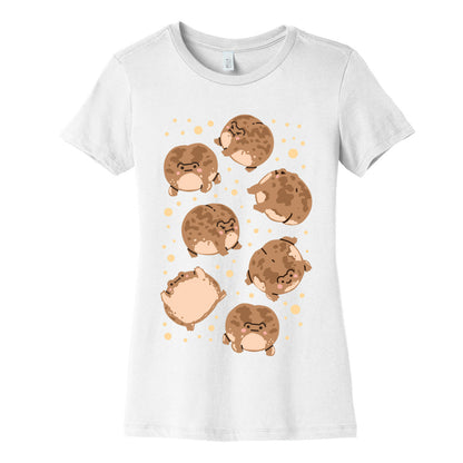 Desert Rain Frog Pattern Women's Cotton Tee