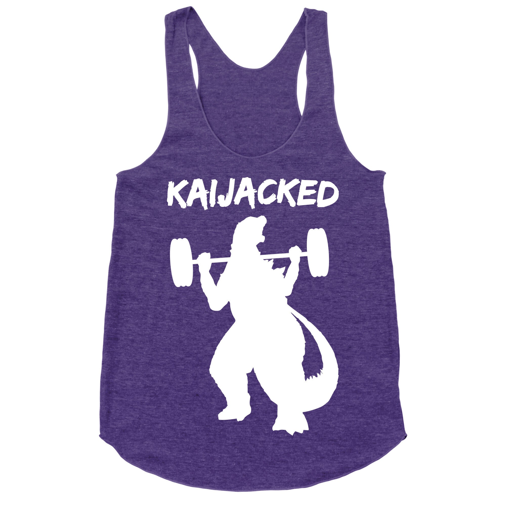 Kaijacked Kaiju Gozilla Racerback Tank