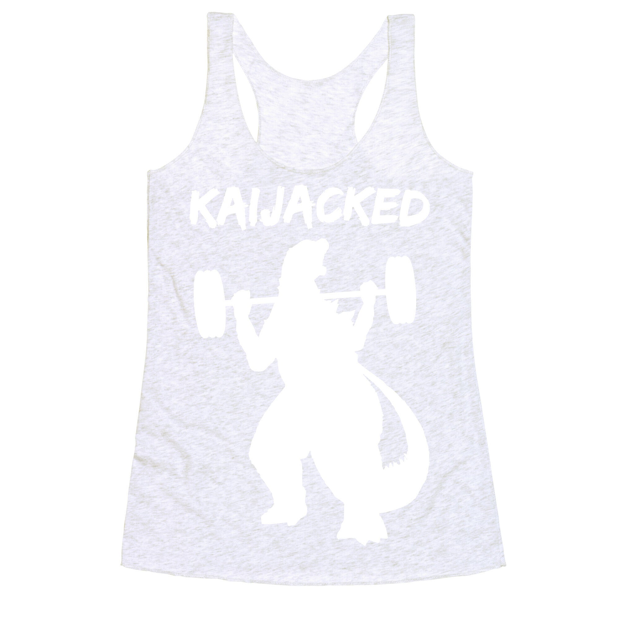 Kaijacked Kaiju Gozilla Racerback Tank