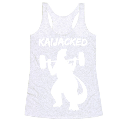 Kaijacked Kaiju Gozilla Racerback Tank
