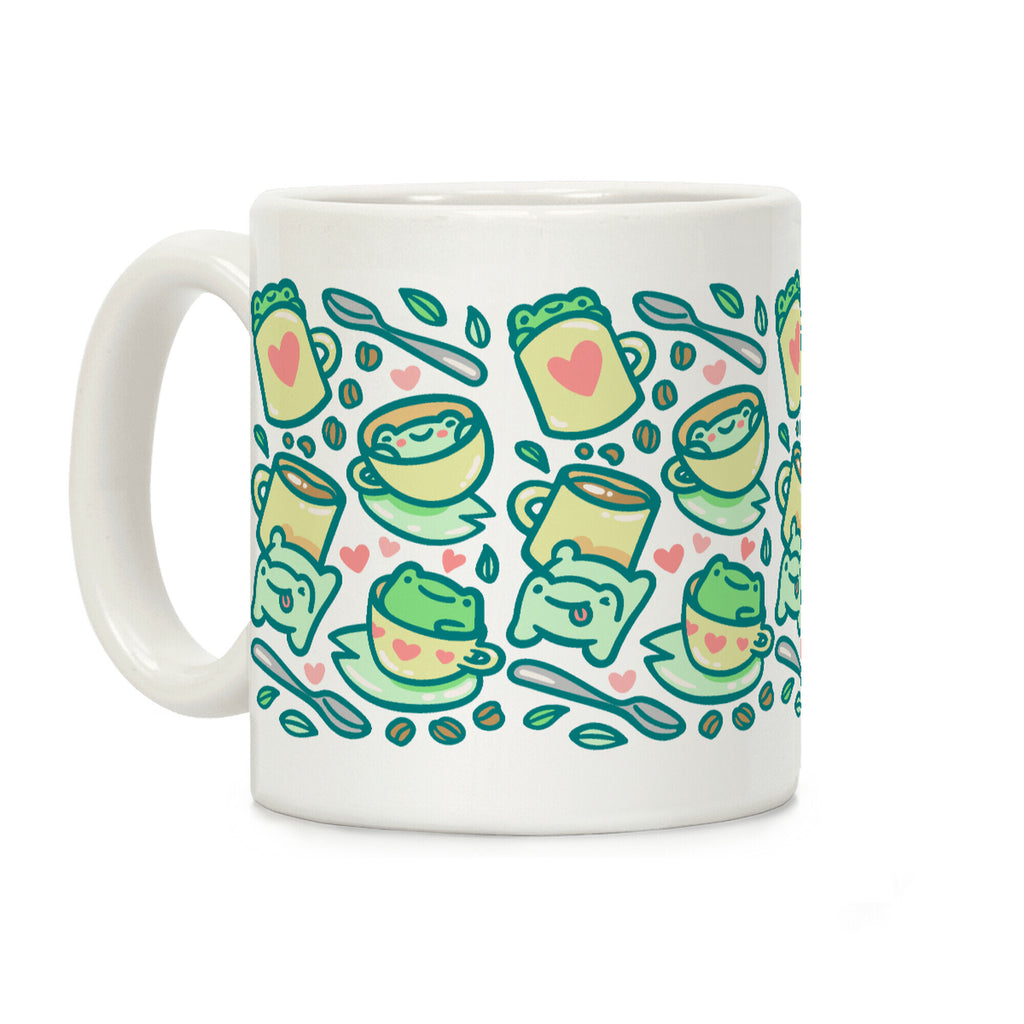 Coffee And Tea Frogs Coffee Mug