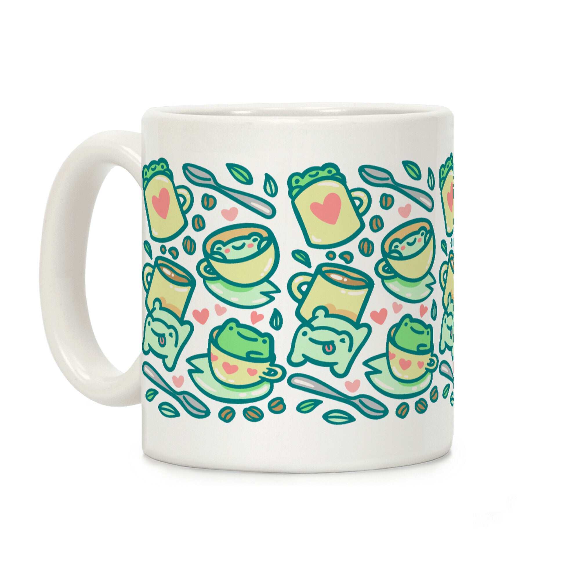 Coffee And Tea Frogs Coffee Mug