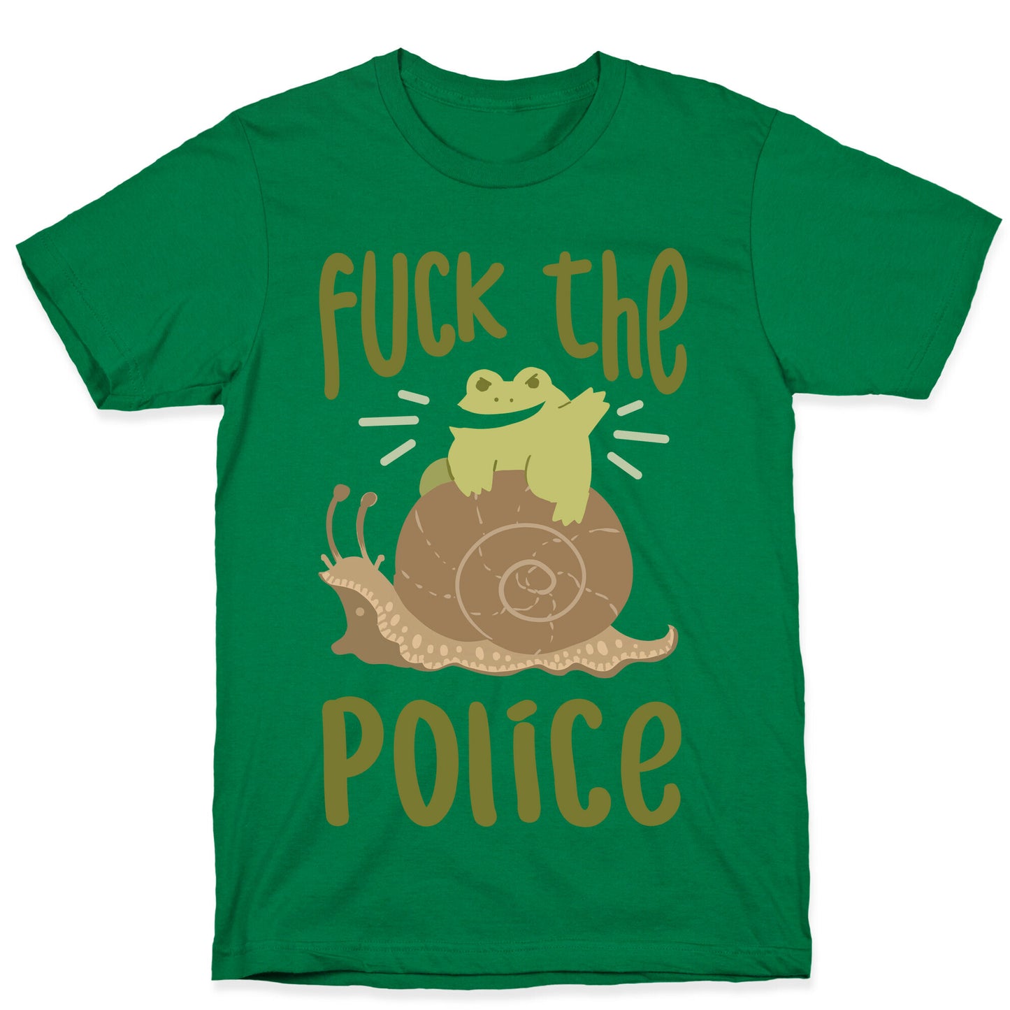 Fuck The Police Frog T-Shirt
