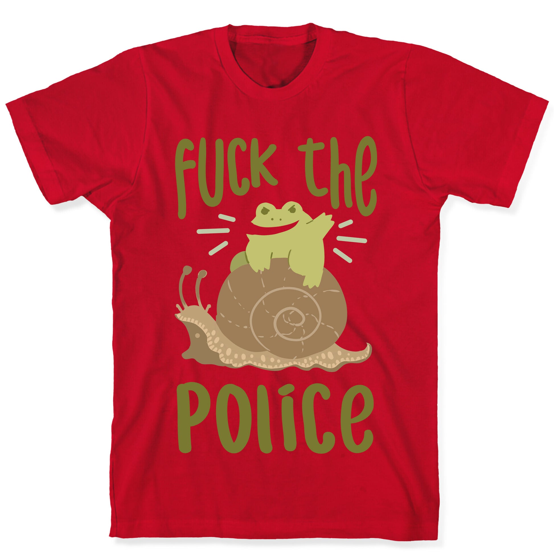 Fuck The Police Frog T-Shirt