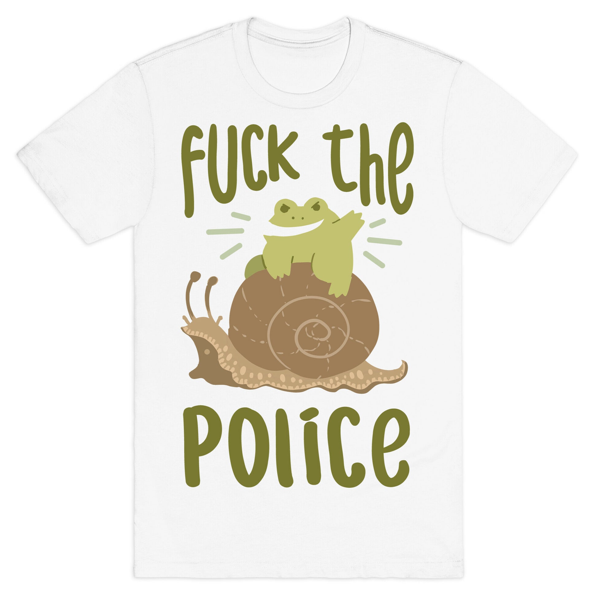 Fuck The Police Frog T-Shirt