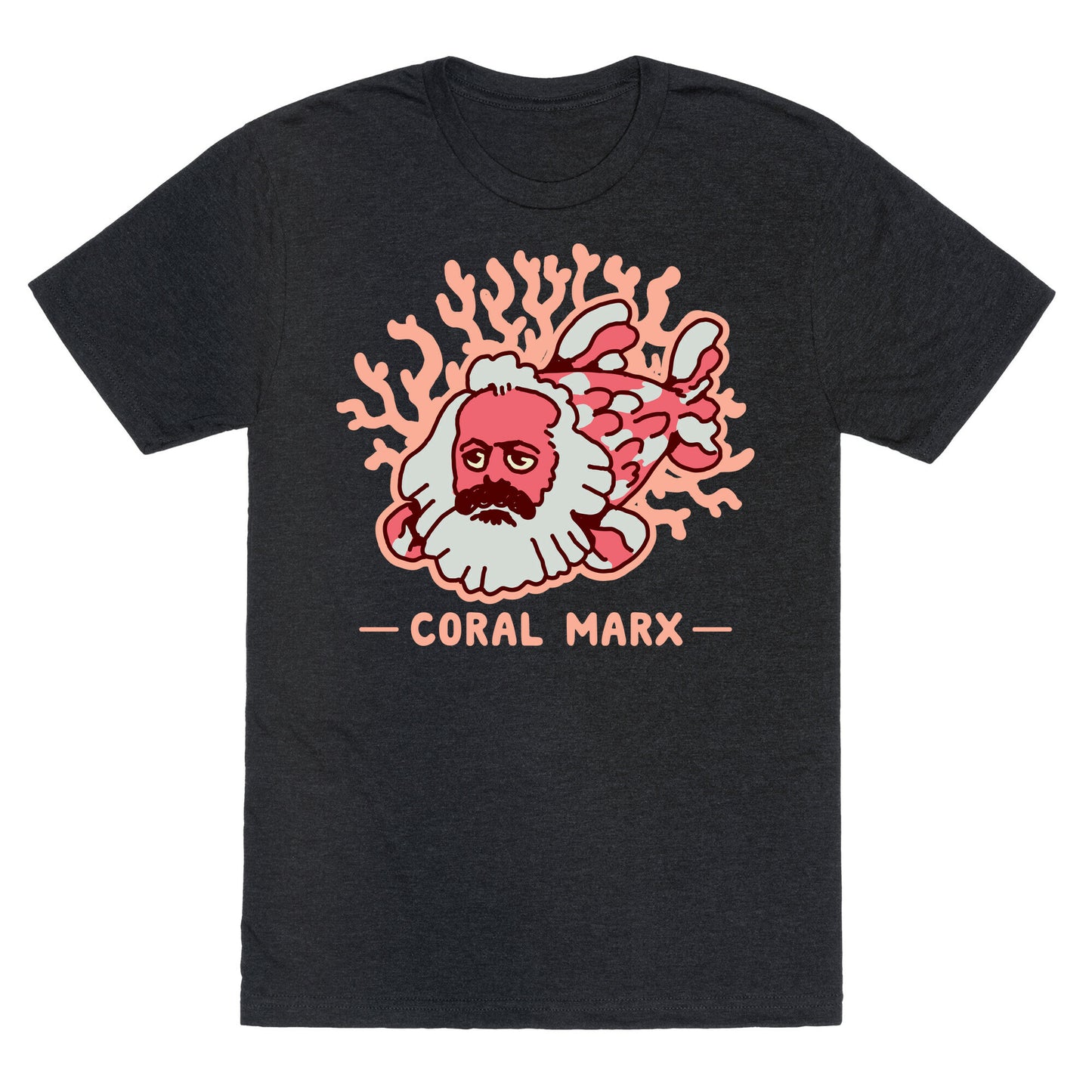 Coral Marx Unisex Triblend Tee
