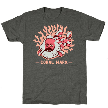 Coral Marx Unisex Triblend Tee