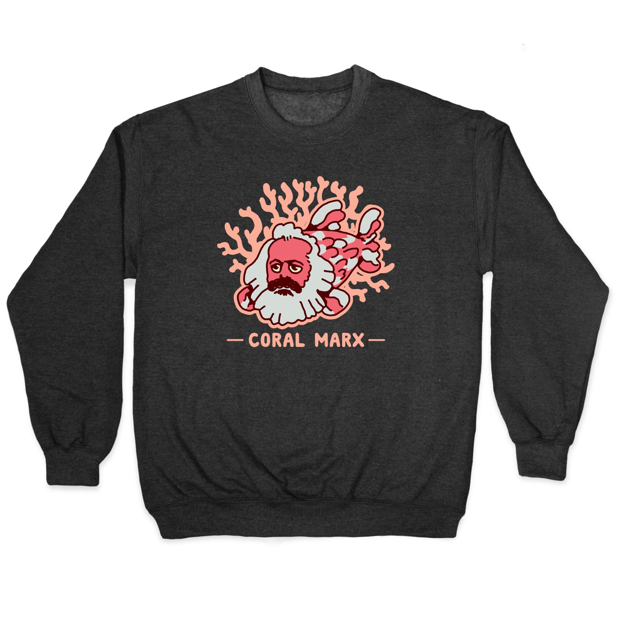 Coral Marx Crewneck Sweatshirt