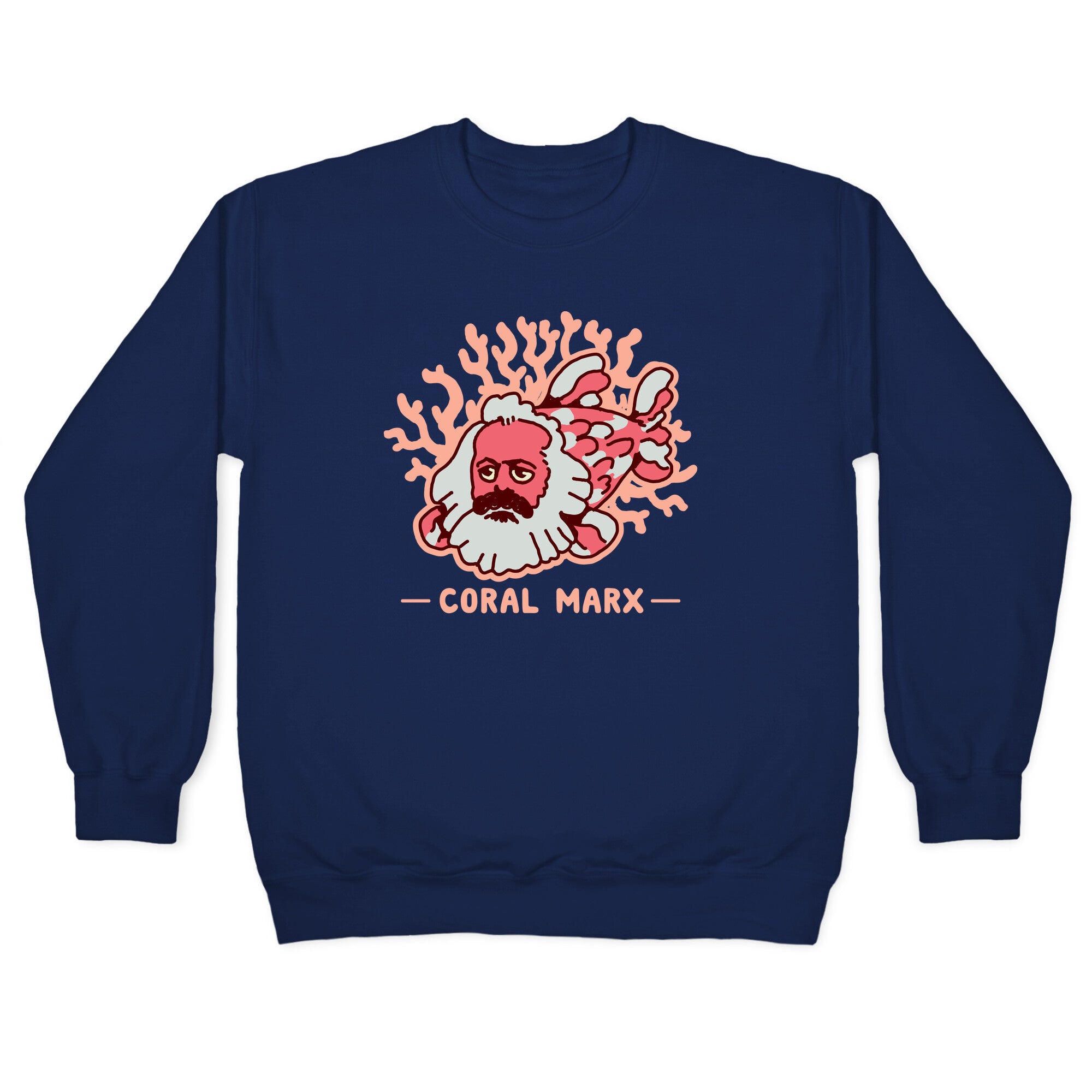 Coral Marx Crewneck Sweatshirt