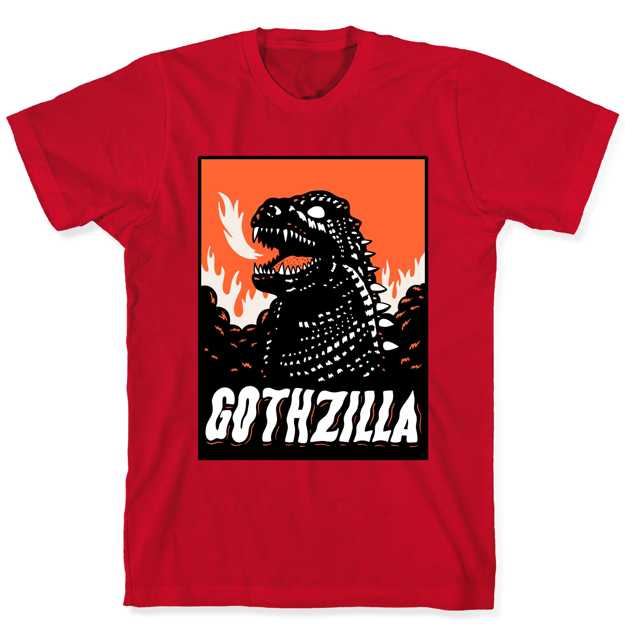 Gothzilla Goth Godzilla T-Shirt