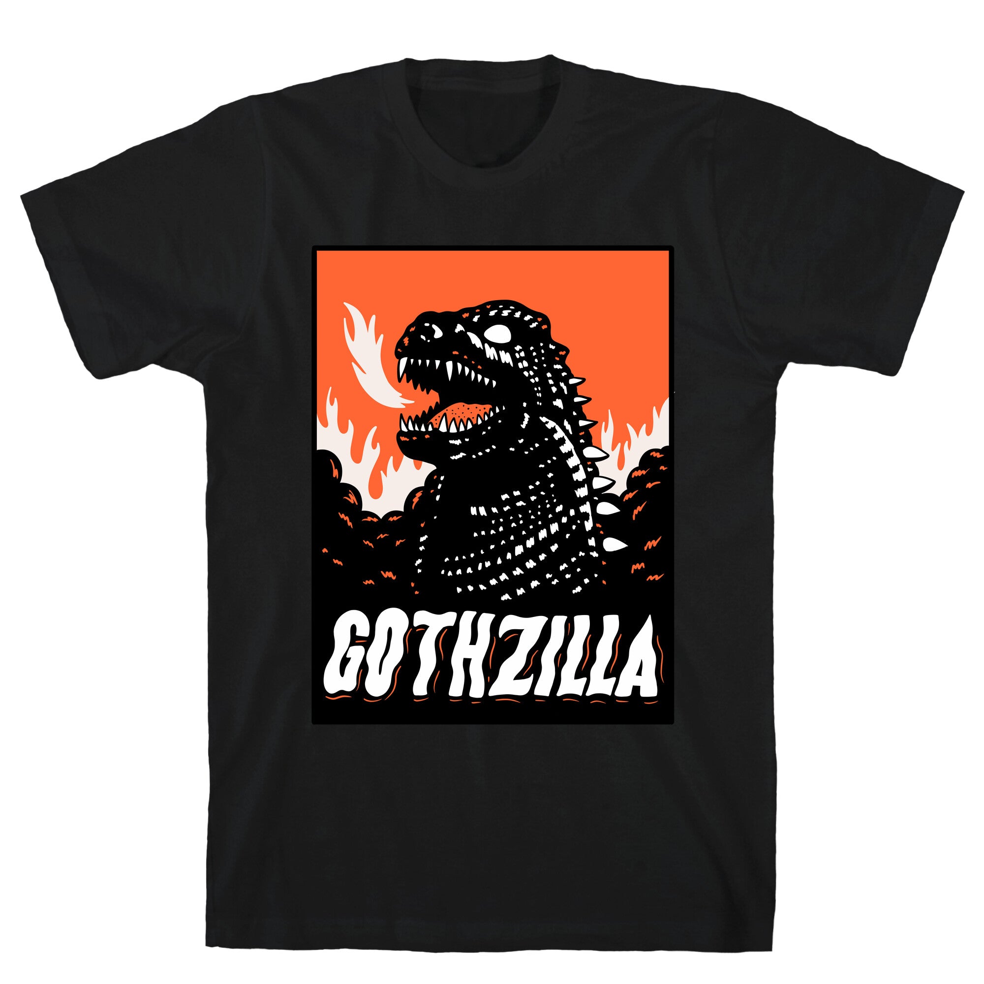 Gothzilla Goth Godzilla T-Shirt