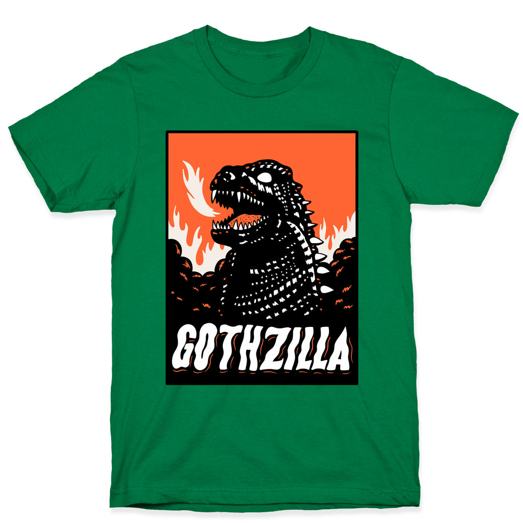 Gothzilla Goth Godzilla T-Shirt