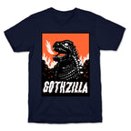 Gothzilla Goth Godzilla T-Shirt