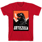 Gothzilla Goth Godzilla T-Shirt