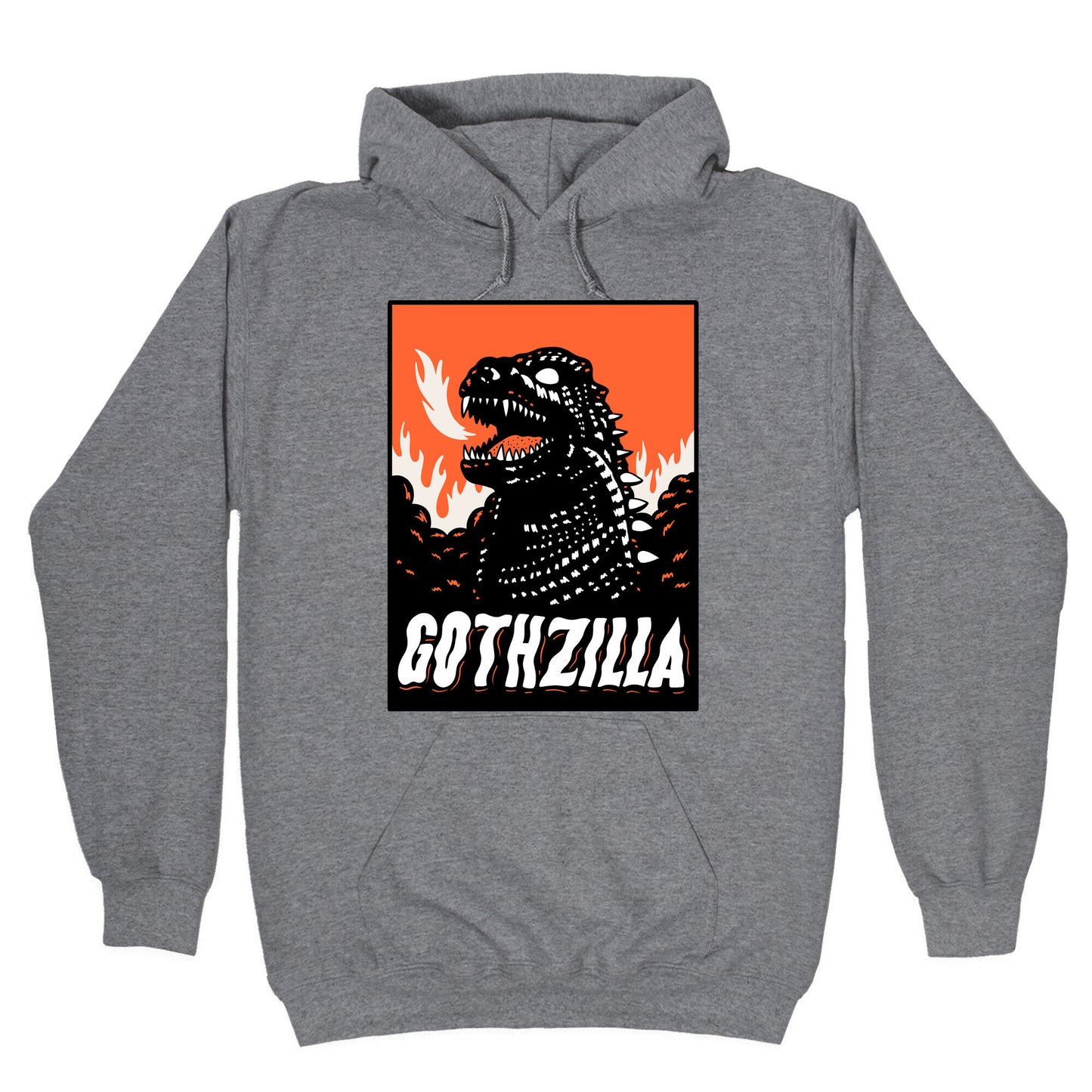 Gothzilla Goth Godzilla Hoodie