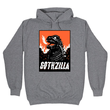 Gothzilla Goth Godzilla Hoodie