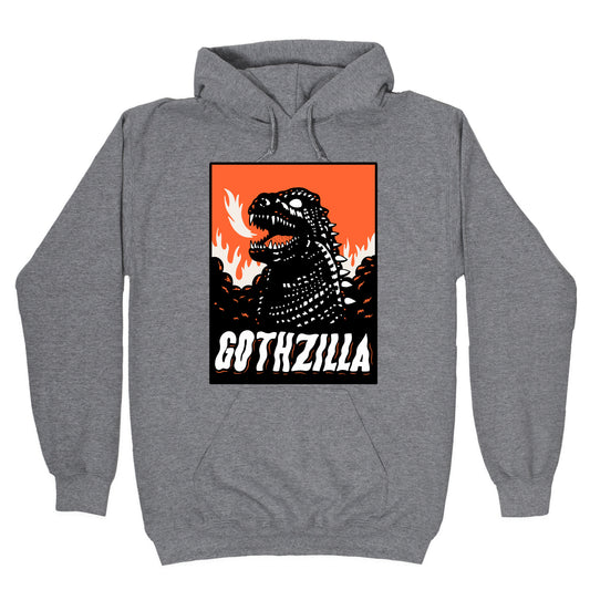 Gothzilla Goth Godzilla Hoodie