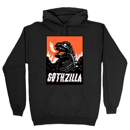 Gothzilla Goth Godzilla Hoodie