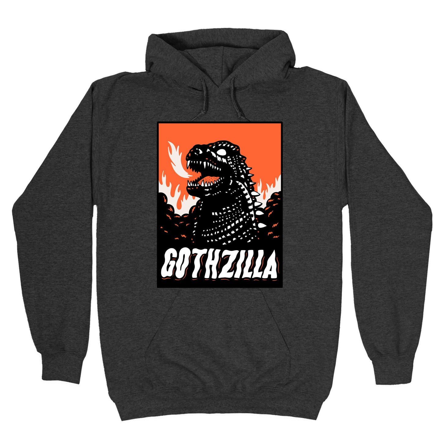 Gothzilla Goth Godzilla Hoodie