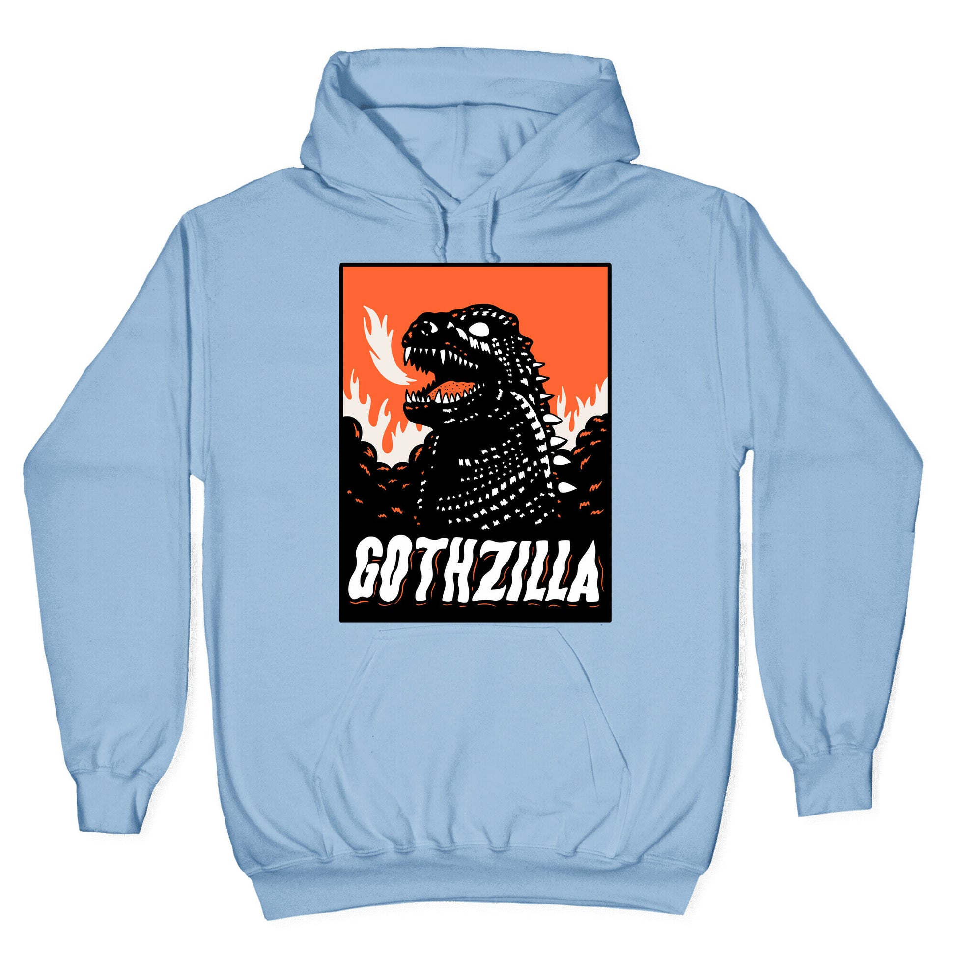 Gothzilla Goth Godzilla Hoodie