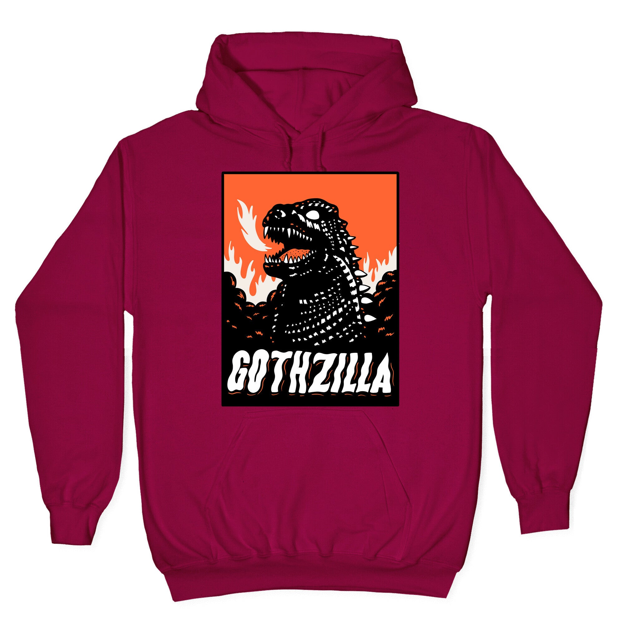 Gothzilla Goth Godzilla Hoodie