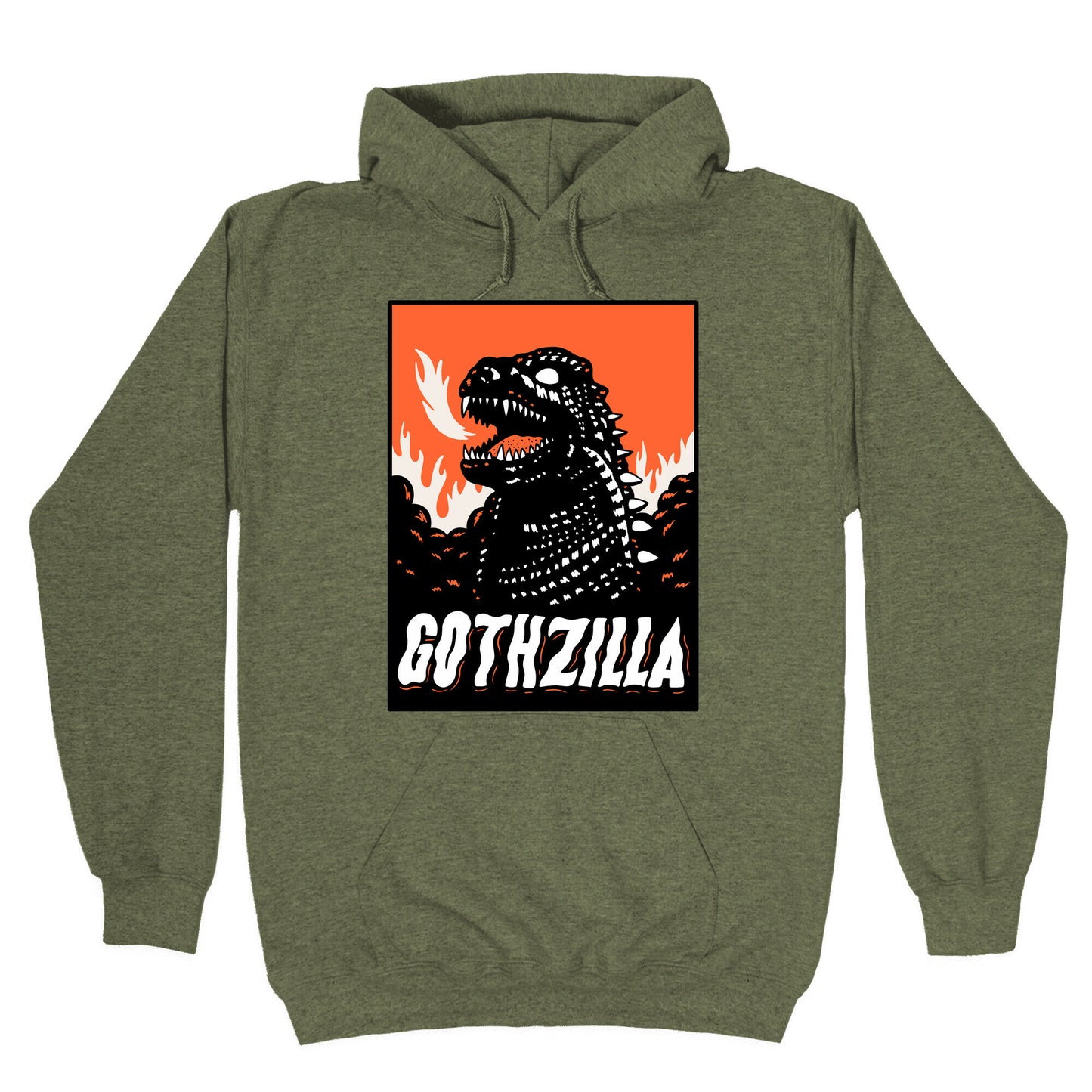 Gothzilla Goth Godzilla Hoodie