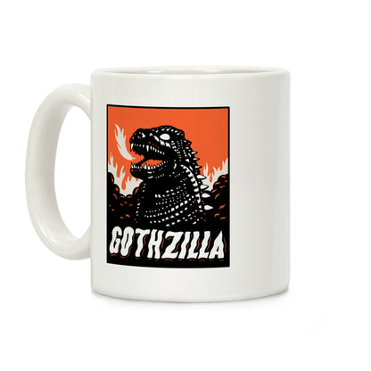 Gothzilla Goth Godzilla Coffee Mug