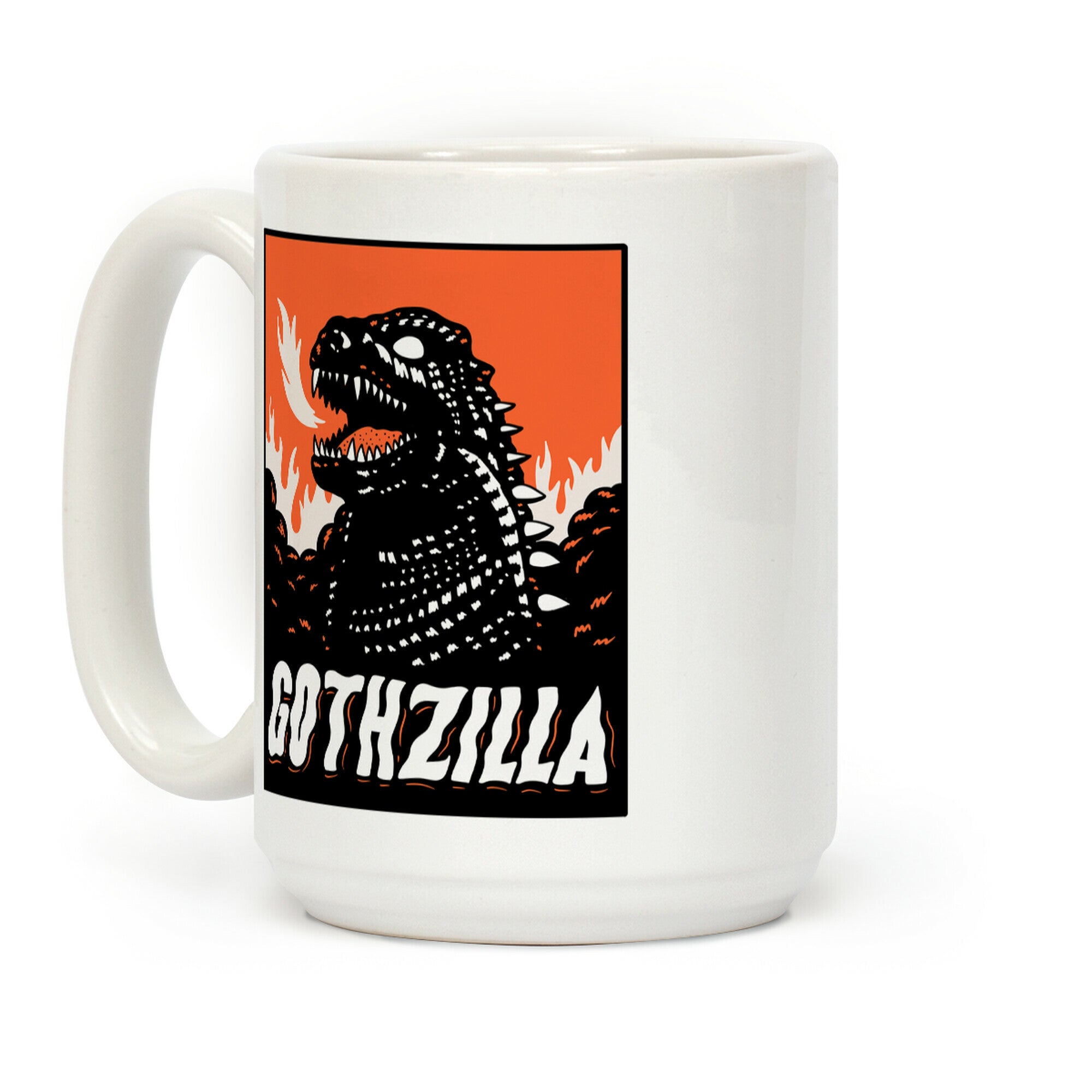 Gothzilla Goth Godzilla Coffee Mug