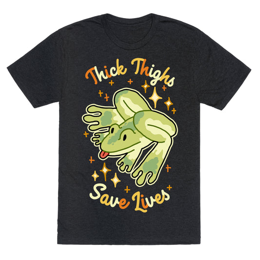 Thick Thighs Save Lives (Frog) Unisex Triblend Tee