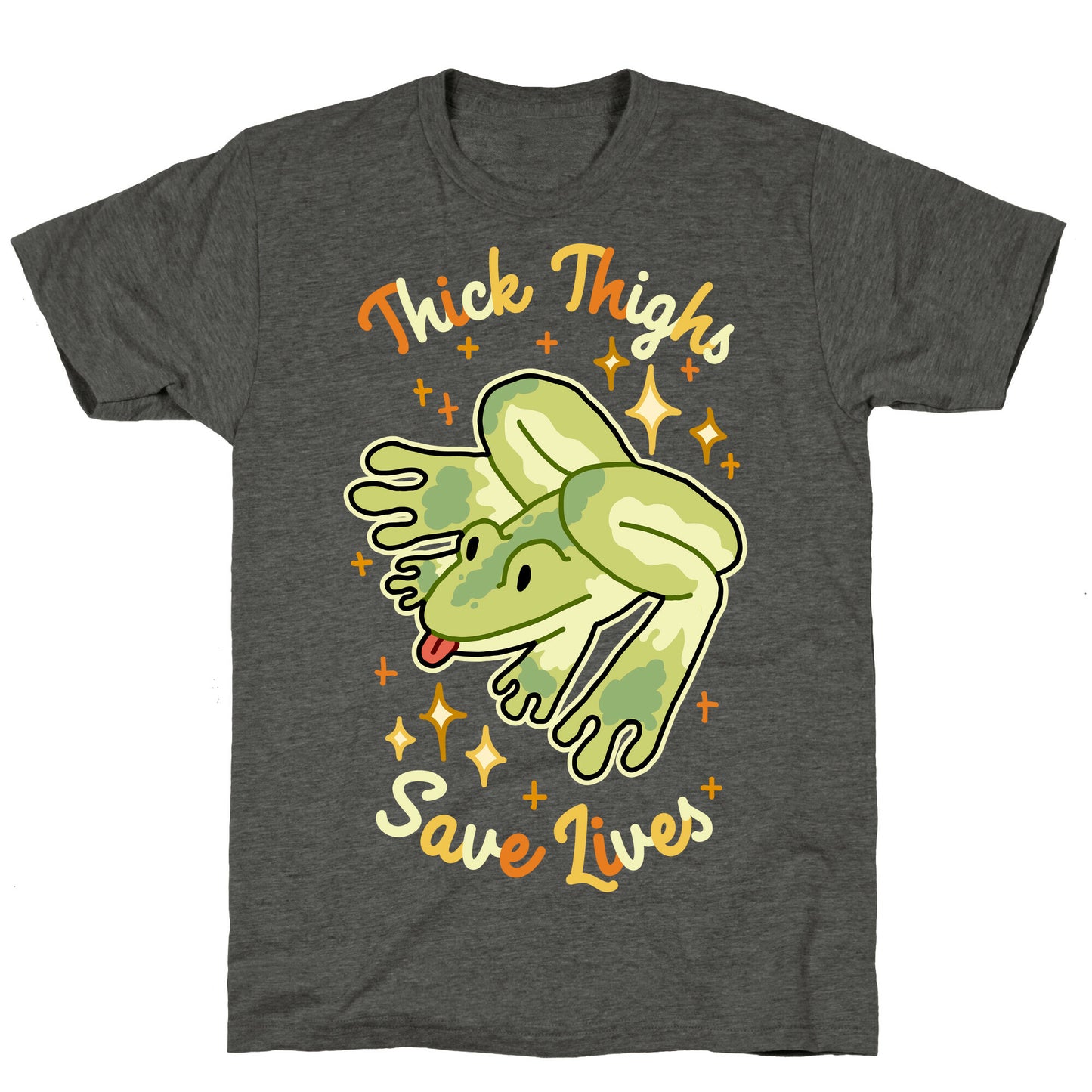 Thick Thighs Save Lives (Frog) Unisex Triblend Tee