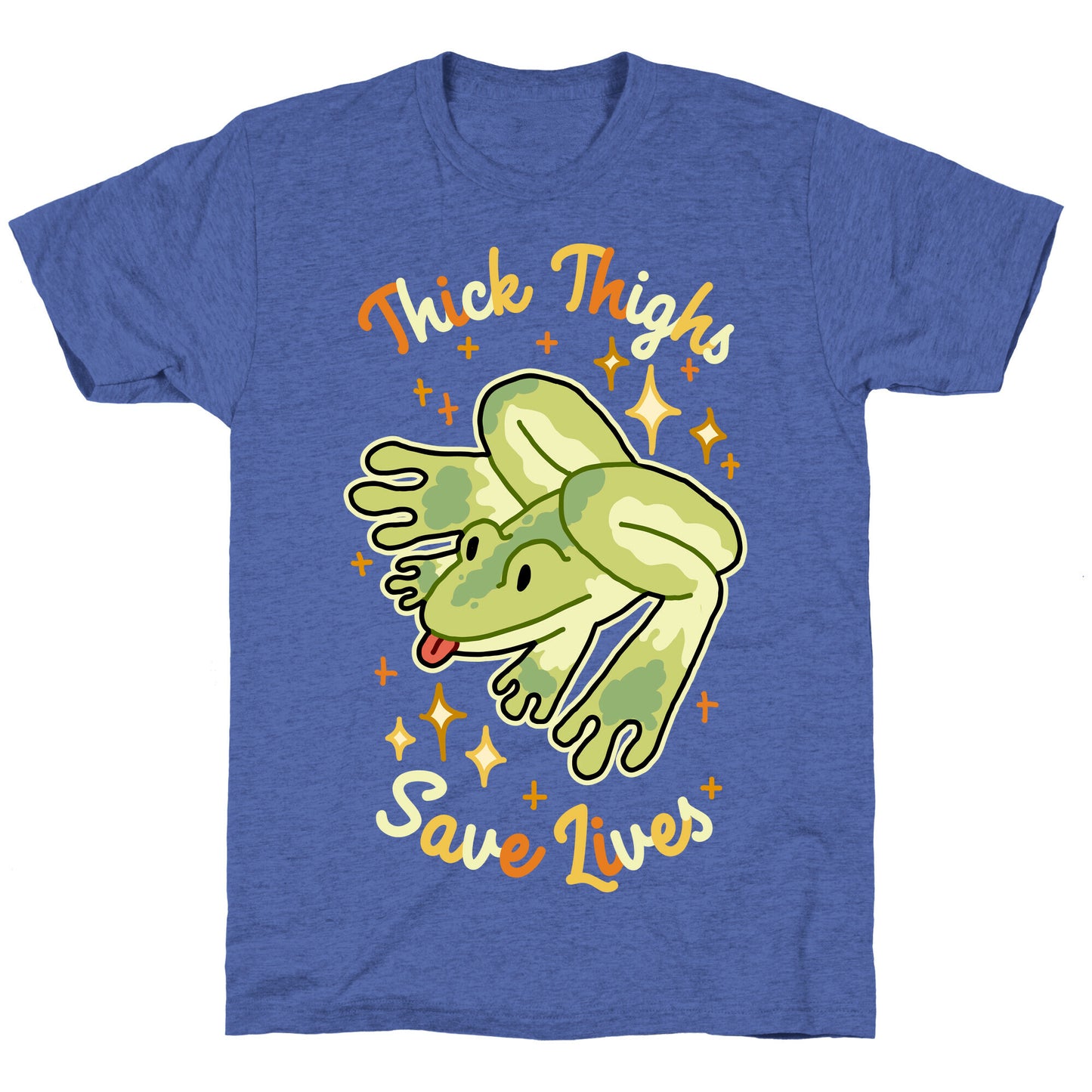 Thick Thighs Save Lives (Frog) Unisex Triblend Tee