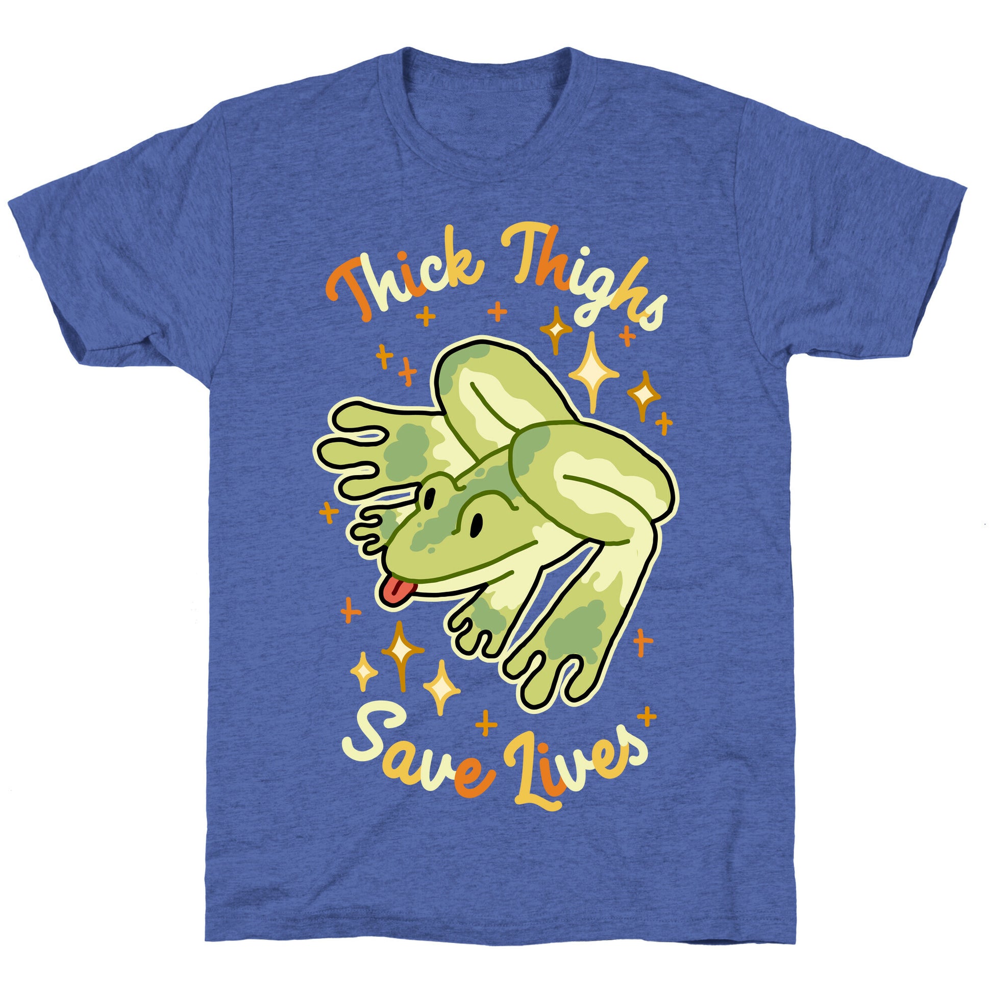 Thick Thighs Save Lives (Frog) Unisex Triblend Tee