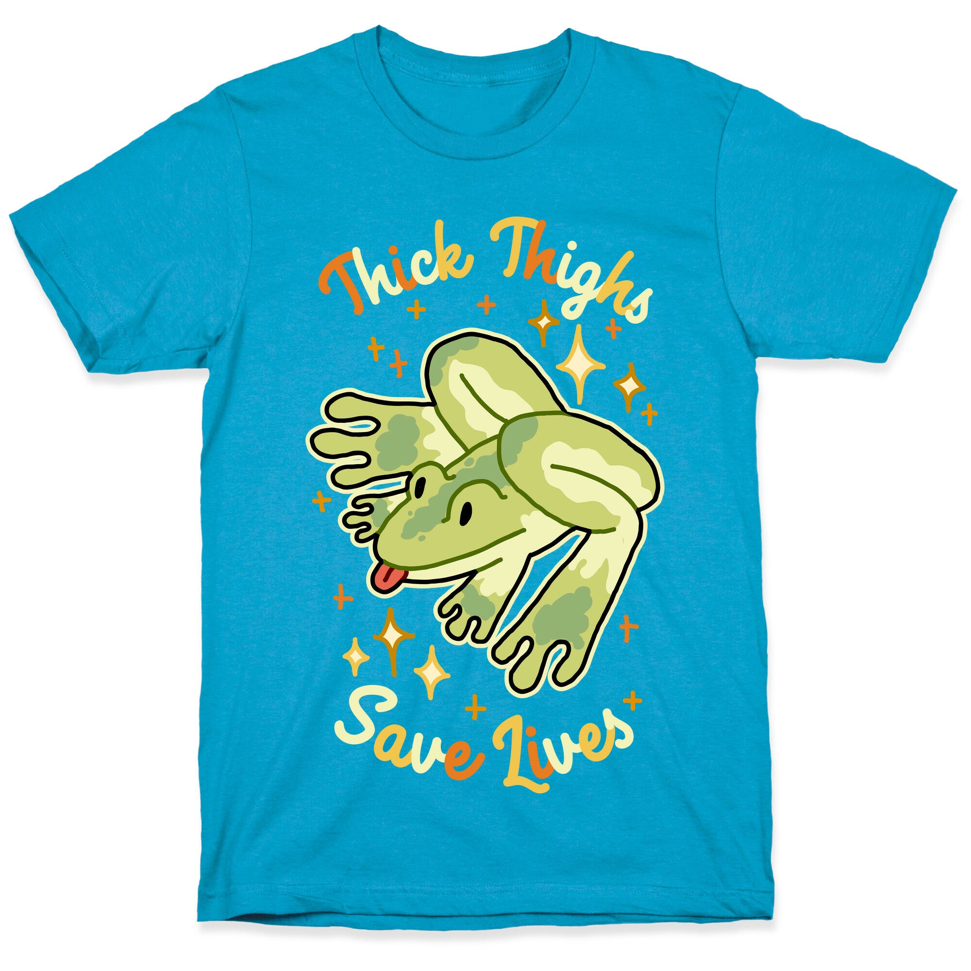 Thick Thighs Save Lives (Frog) Unisex Triblend Tee