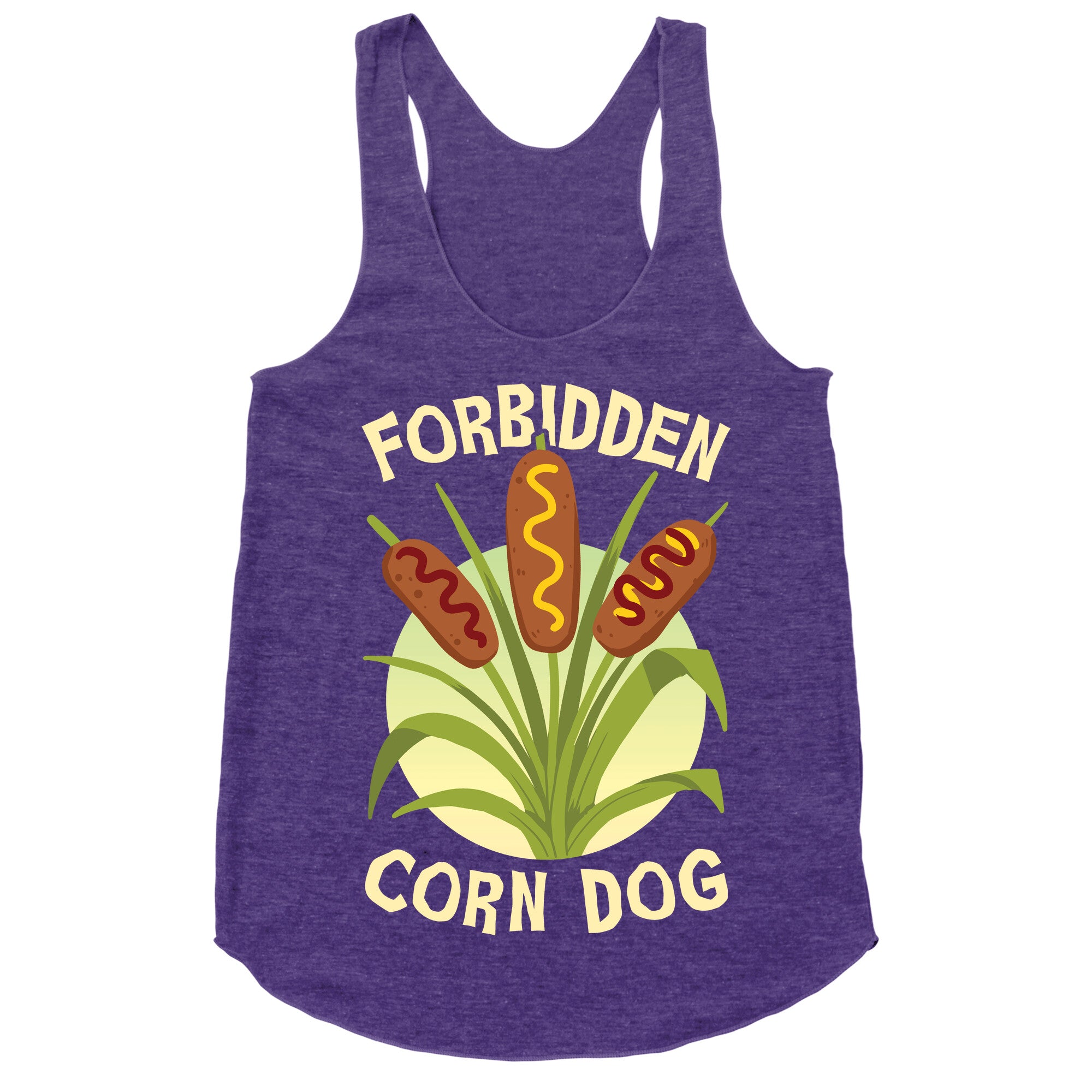 Forbidden Corndog Racerback Tank