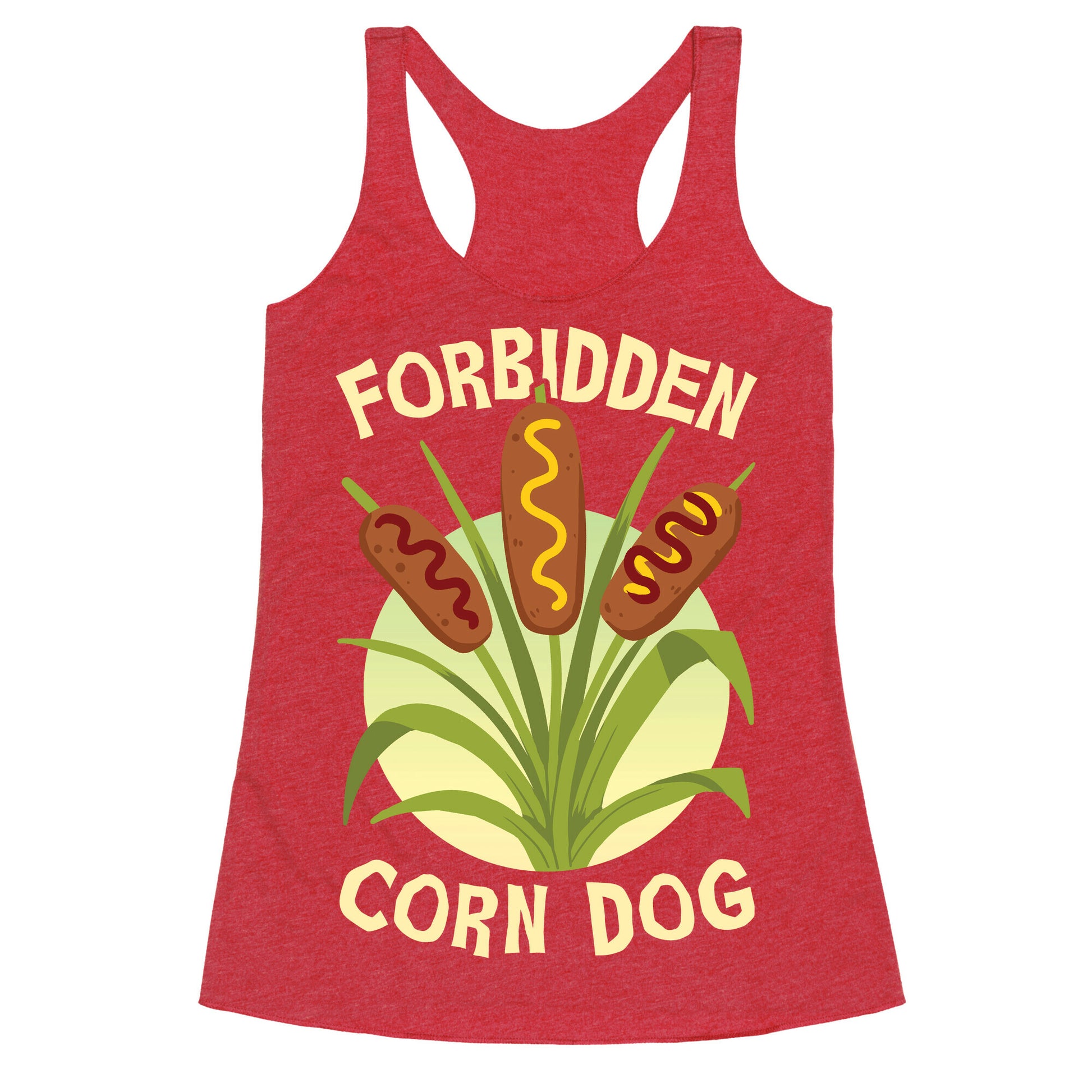 Forbidden Corndog Racerback Tank