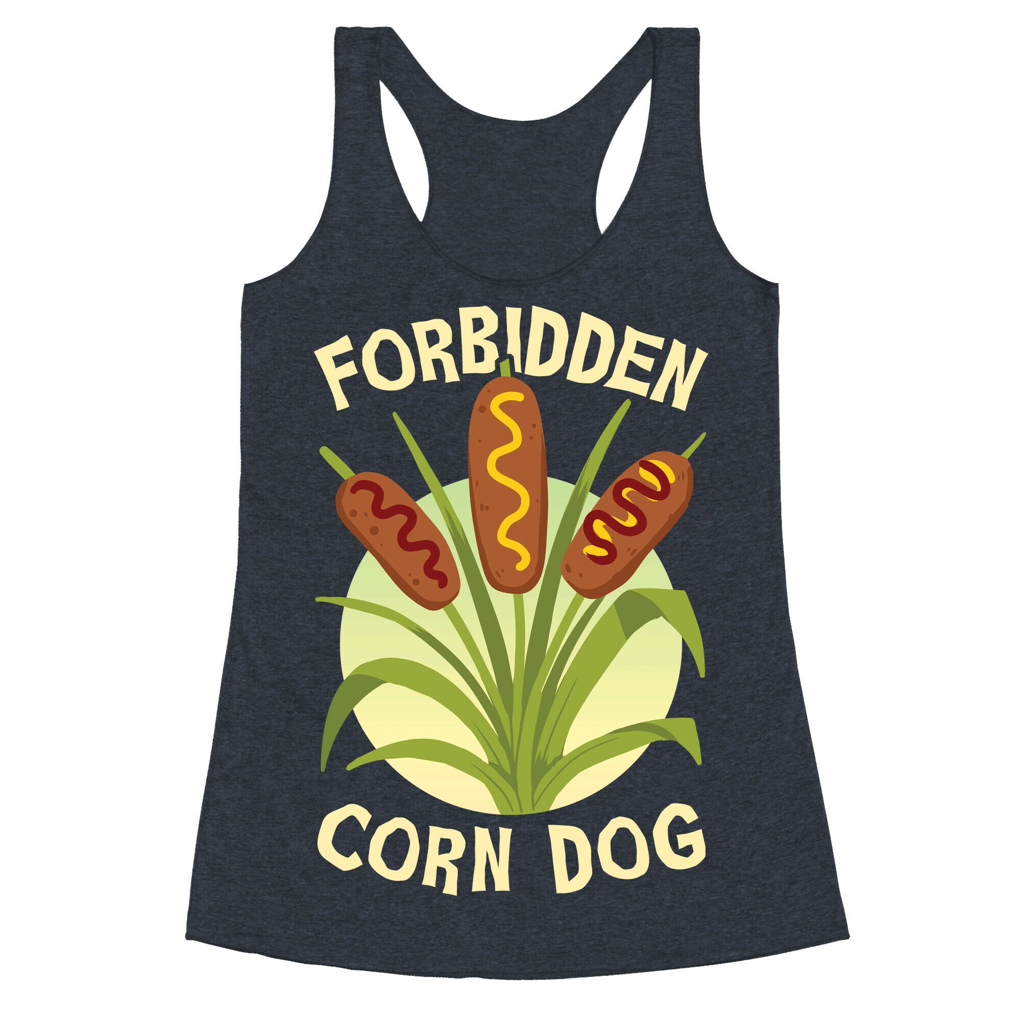 Forbidden Corndog Racerback Tank