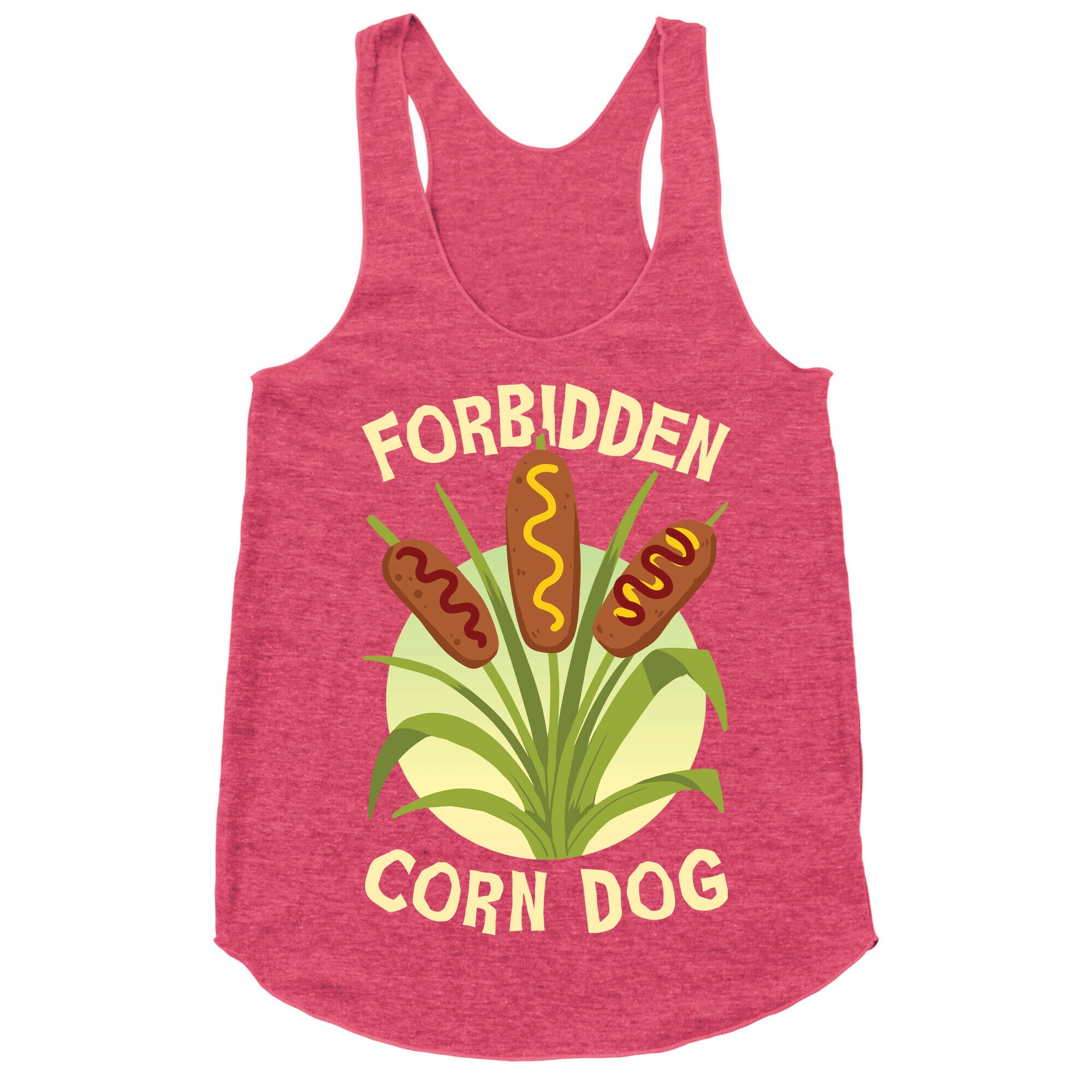 Forbidden Corndog Racerback Tank