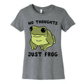 No Thoughts, Just Frog Women's Cotton Tee